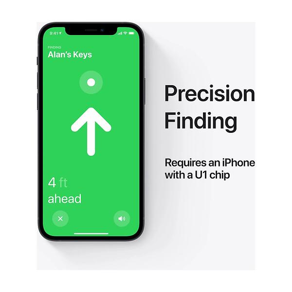 Find My -sovellus näyttää AirTag-seurantaa