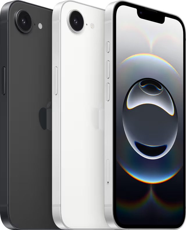 iPhone 16e eri värivaihtoehdoissa
