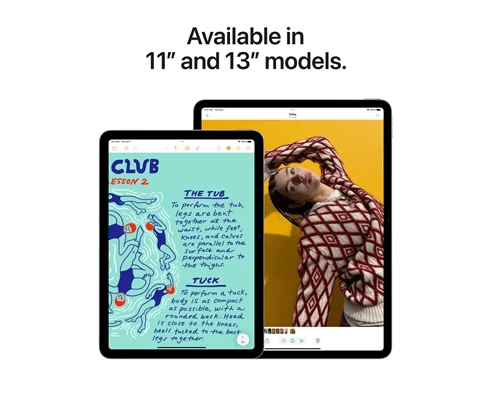 iPad Air 11 eri kokoisina