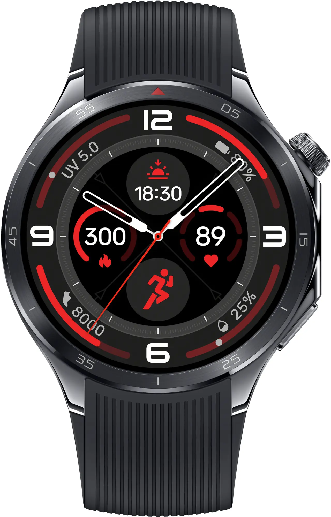 OnePlus Watch 3 som viser omfattende helsdata og treningsfunksjoner