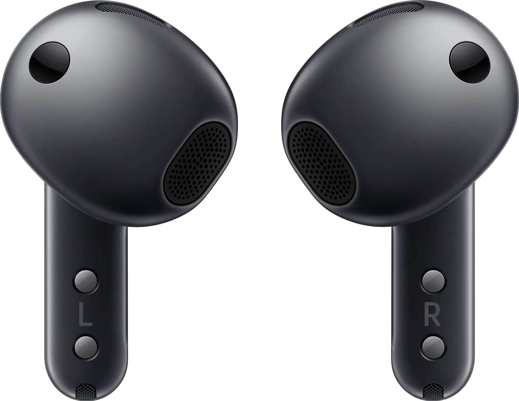 Samsung Galaxy Buds 4 takapuoli L ja R merkinnöillä