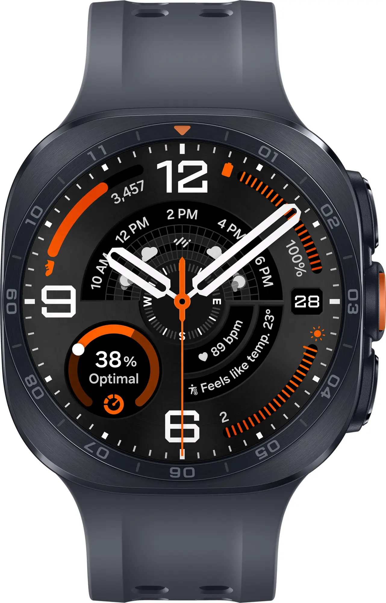 Samsung Galaxy Watch Ultra 2 47mm LTE - Svart (Titanium Black)