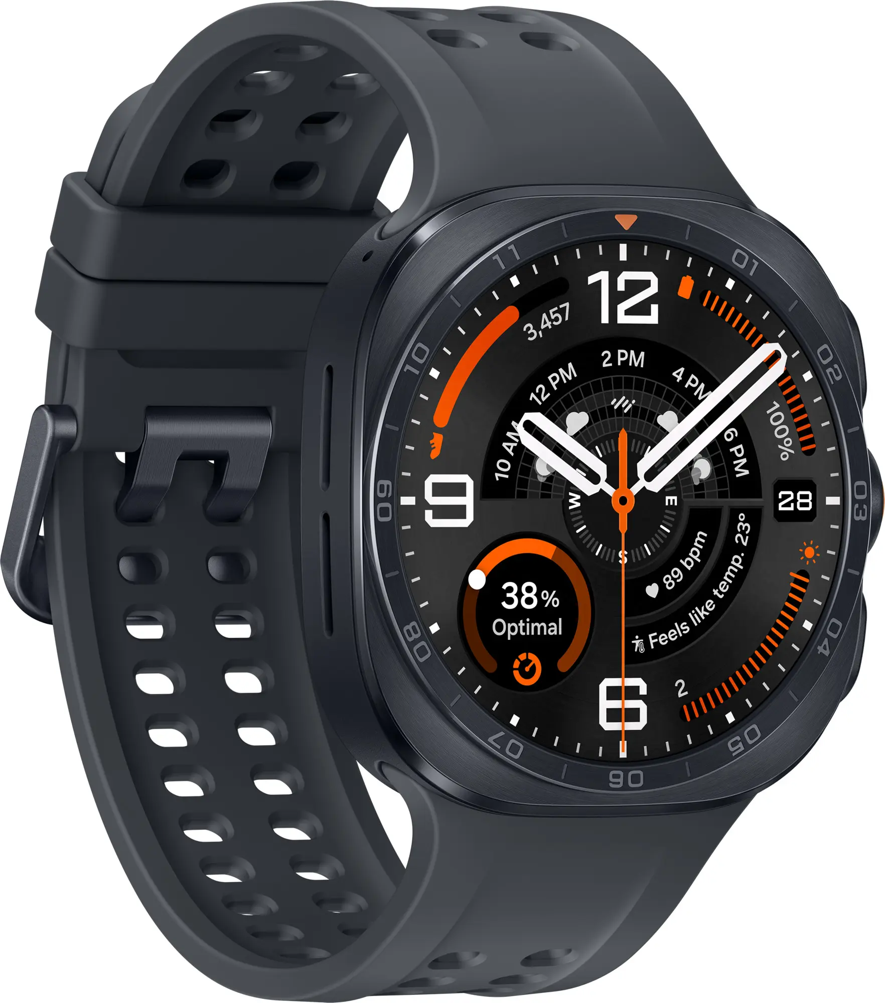 Samsung Galaxy Watch Ultra 2 47mm LTE - Svart (Titanium Black)