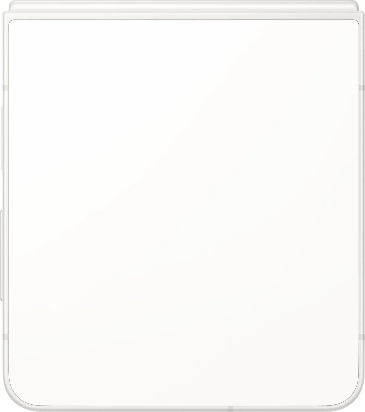 Galaxy Z Flip8 Cream half-folded as a stand