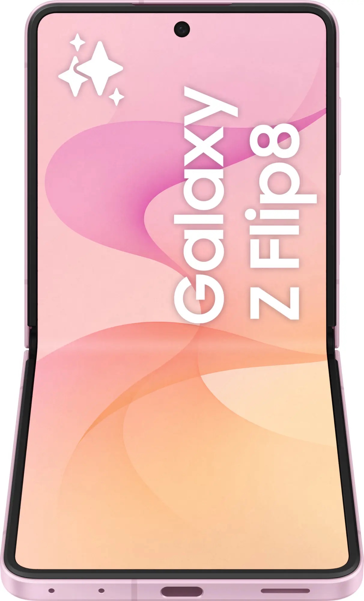 Galaxy Z Flip8 Pink outer screen