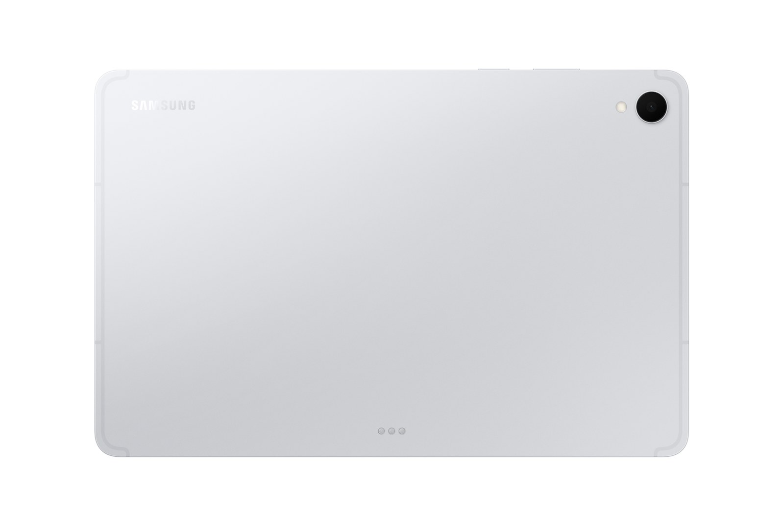 Baksidan på Galaxy Tab S11 i silver