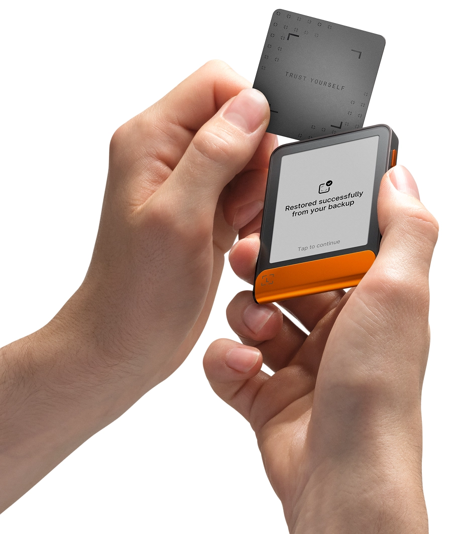 Ledger Flex med Recovery Key