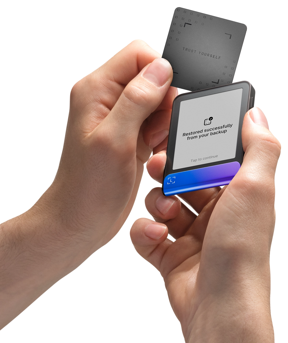 Ledger Flex med Recovery Key