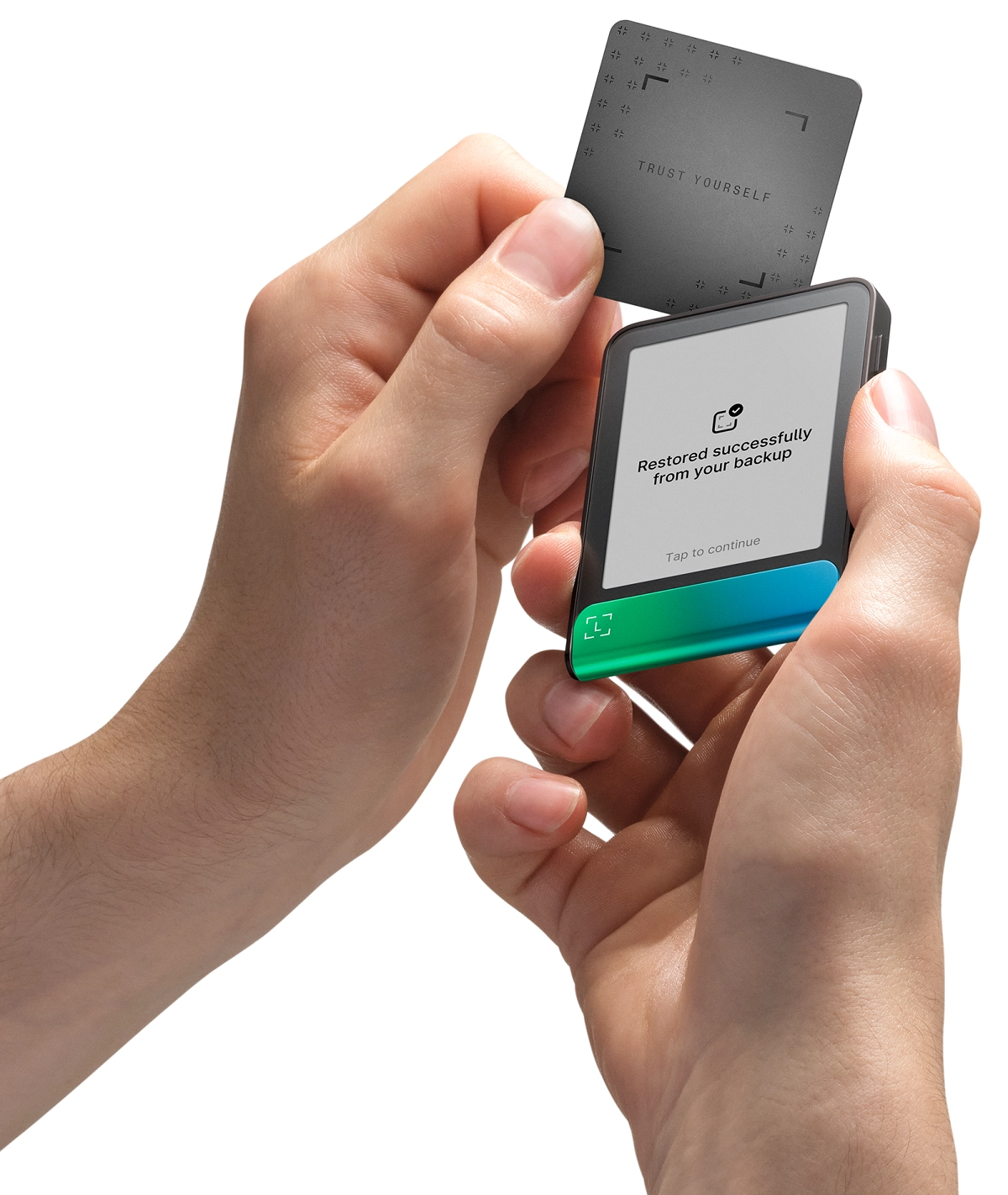 Ledger Flex med Recovery Key
