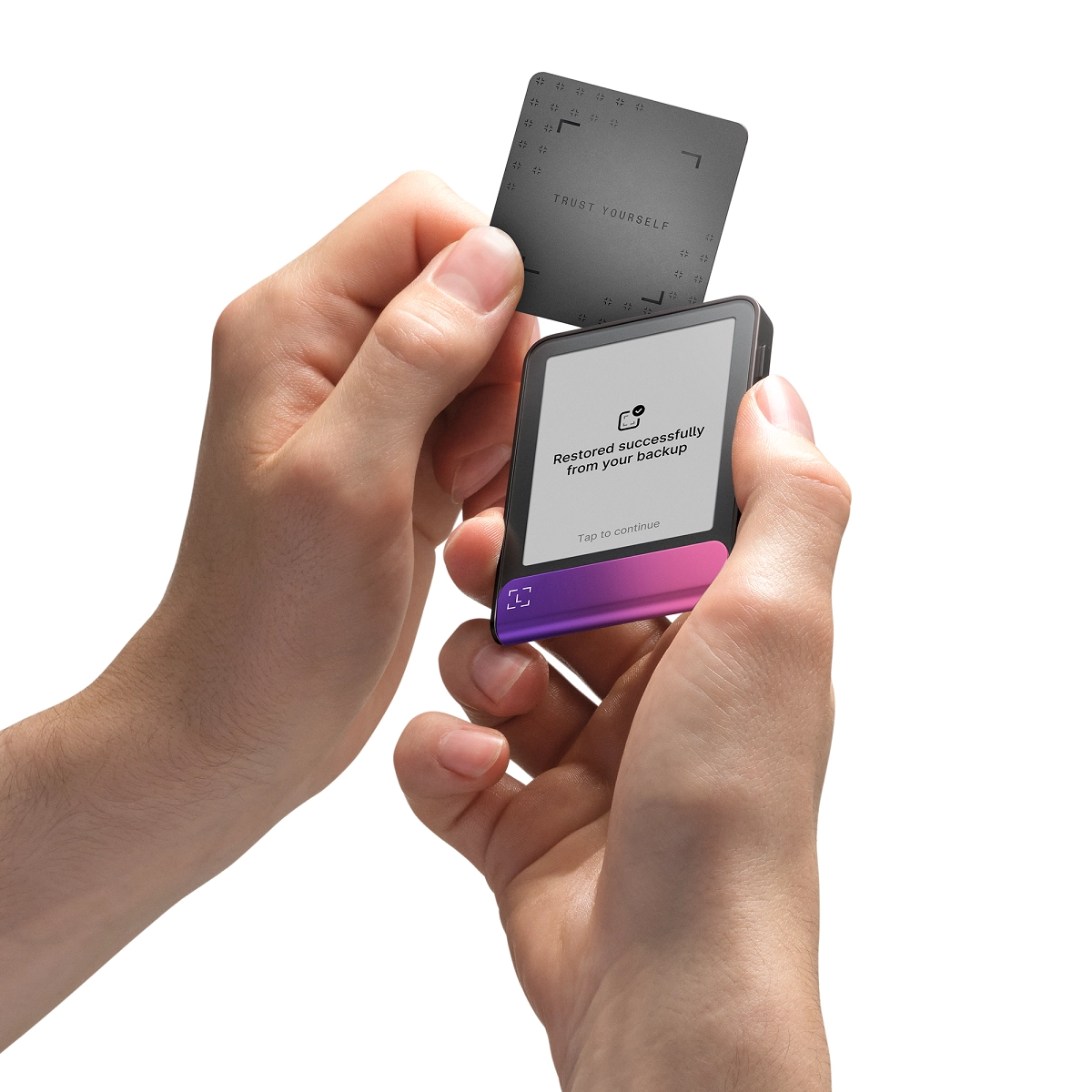 Ledger Flex med Recovery Key