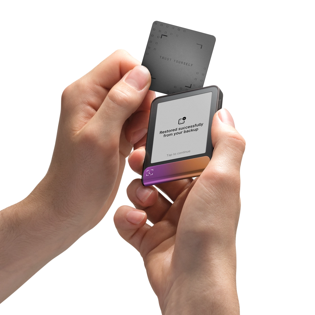 Ledger Flex med Recovery Key